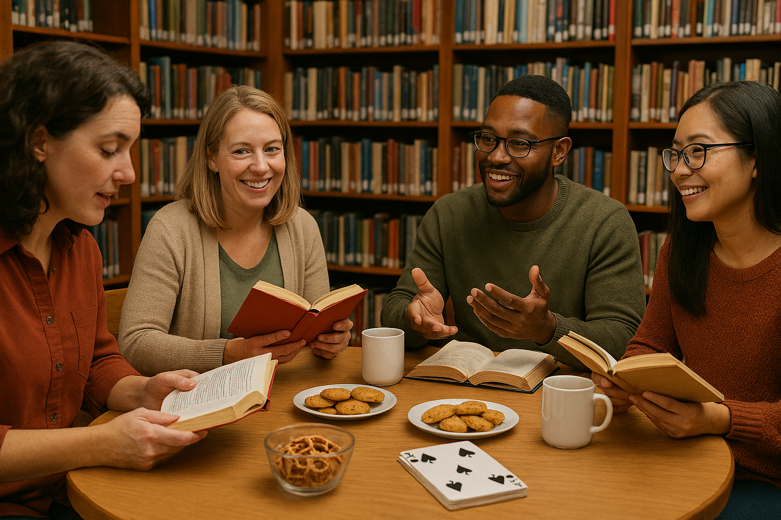 library discussion group