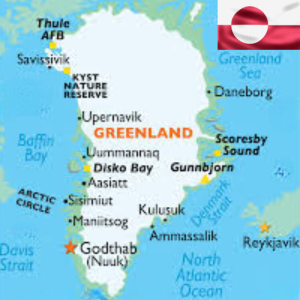Map of Greenland