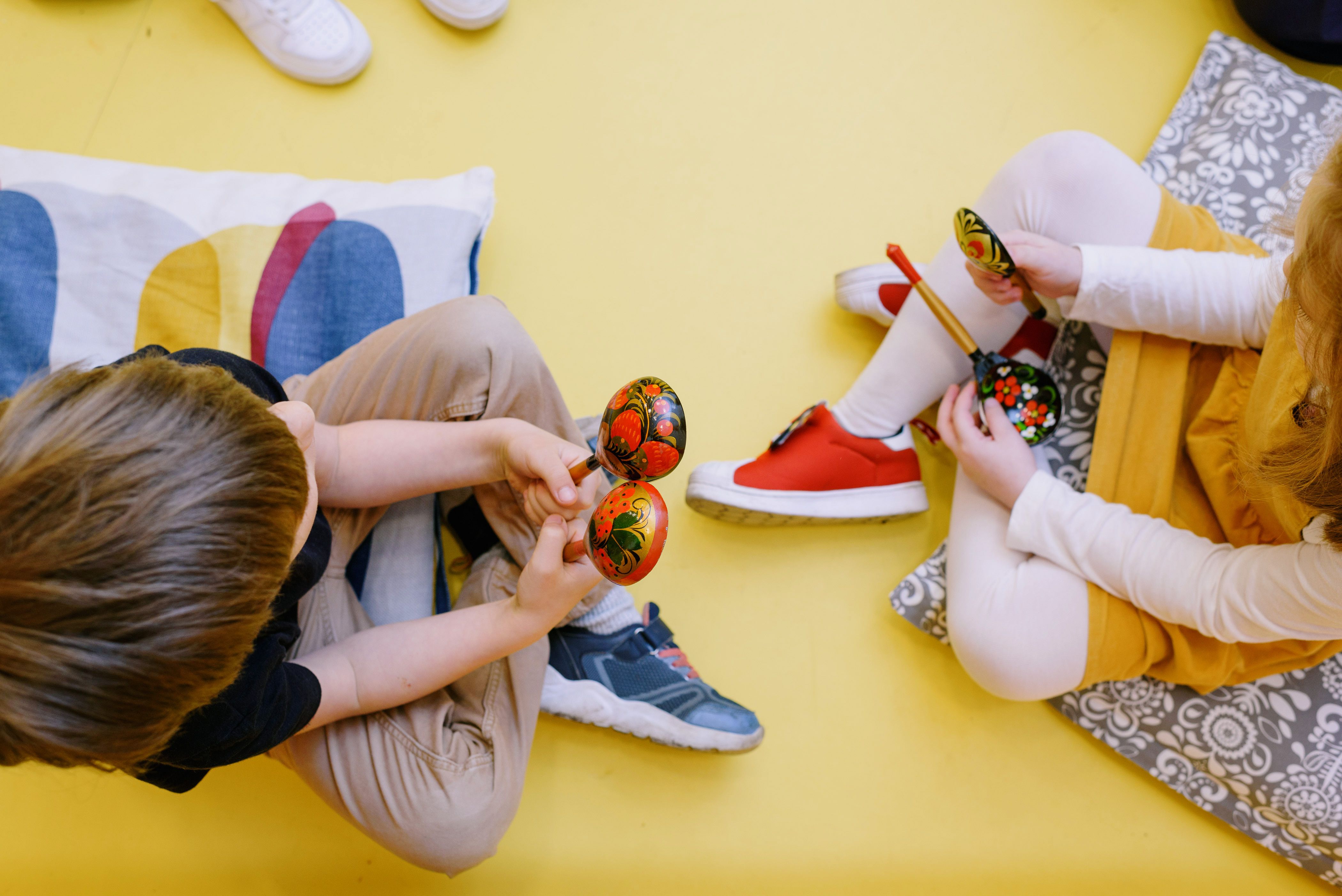 kids with maracas