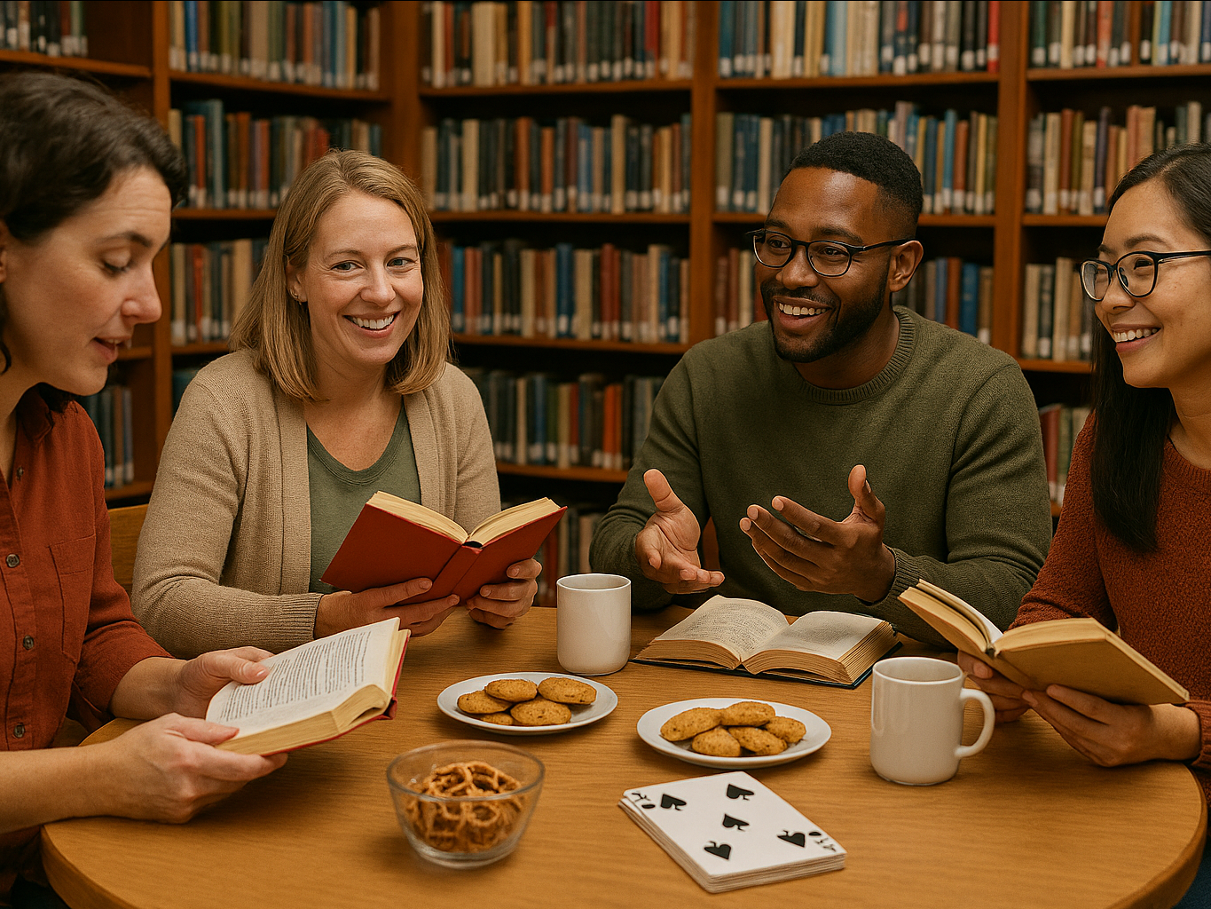 library discussion group