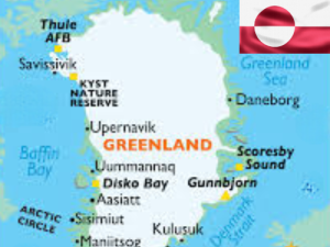 Map of Greenland